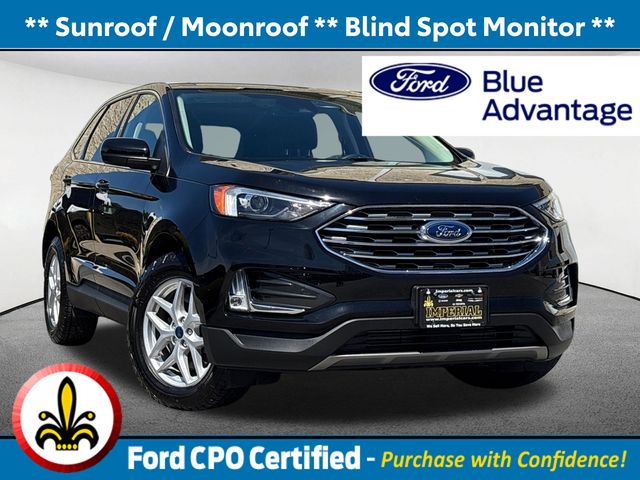 Black Metallic 2022 Ford Edge SUV / Crossover All-Wheel Drive 8-Speed Automatic