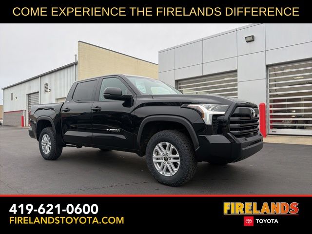 Midnight Black Metallic 2023 Toyota Tundra Pickup Truck Four-Wheel Drive Automatic