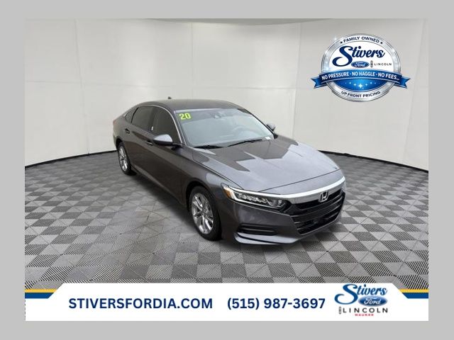 Gray 2020 Honda Accord Sedan Front-Wheel Drive Continuously Variable Transmission