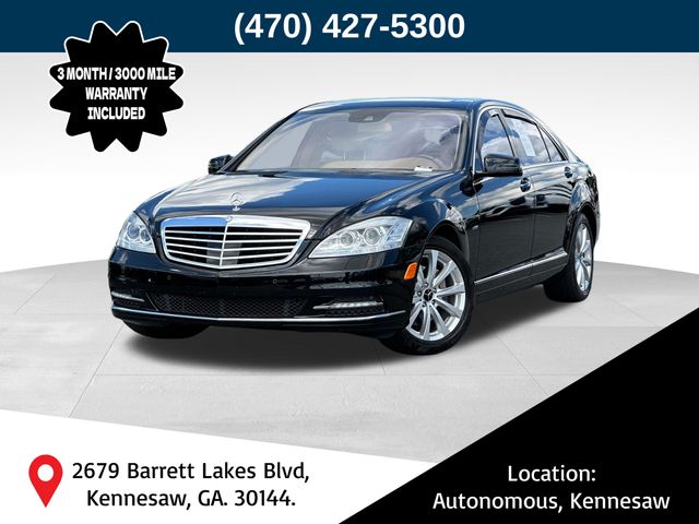 Black 2012 Mercedes-Benz S-Class Sedan Rear-Wheel Drive 7-Speed Automatic