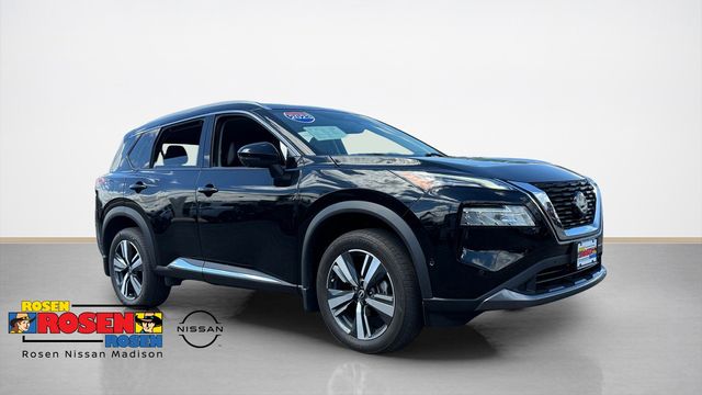 Super Black 2023 Nissan Rogue SL AWD SUV / Crossover All-Wheel Drive Continuously Variable Transmission
