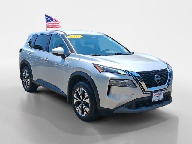 Brilliant Silver Metallic 2022 Nissan Rogue SUV / Crossover All-Wheel Drive Continuously Variable Transmission