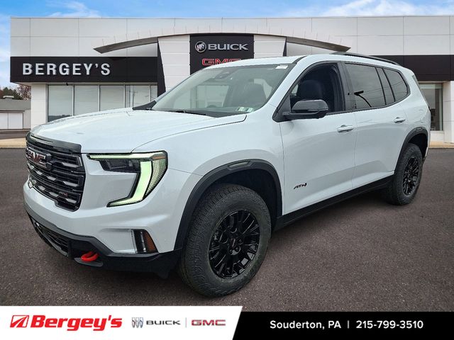 Glacier White Tricoat 2026 GMC Acadia SUV / Crossover Four-Wheel Drive 8-Speed Automatic