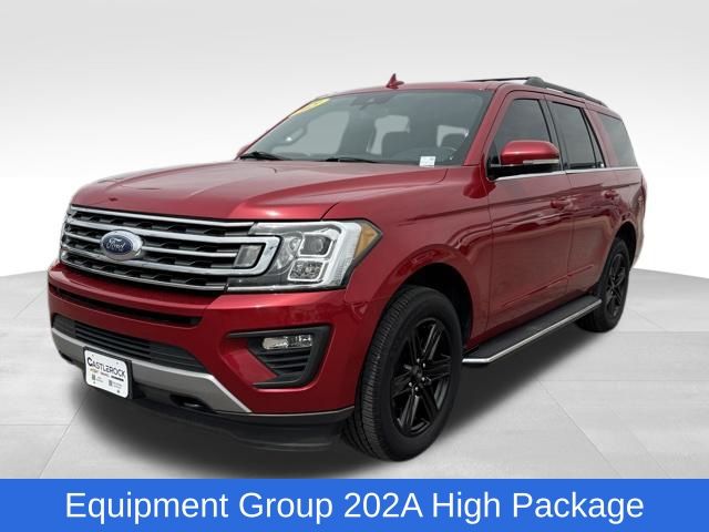 Red Metallic 2021 Ford Expedition XLT 4WD SUV / Crossover Four-Wheel Drive Automatic