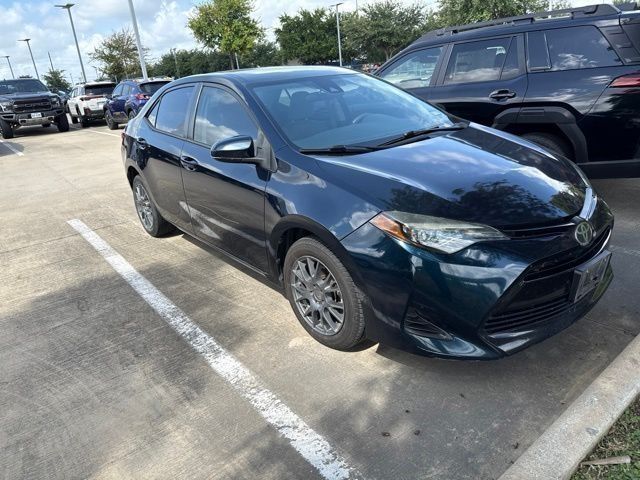 Black Sand Pearl 2019 Toyota Corolla Sedan Front-Wheel Drive Continuously Variable Transmission