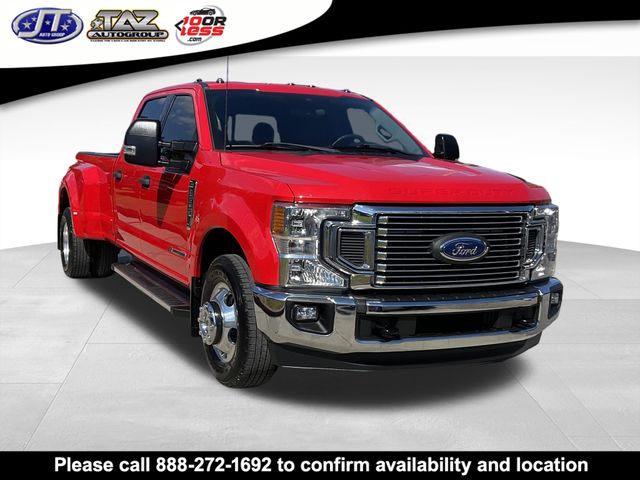 Race Red 2022 Ford F-350 Super Duty XLT Crew Cab LB DRW RWD Pickup Truck 4X2 Automatic