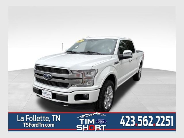 White Metallic 2020 Ford F-150 Pickup Truck Four-Wheel Drive Automatic