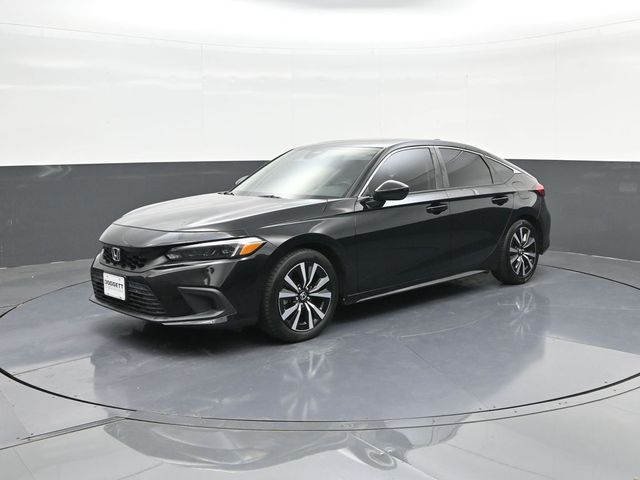 Crystal Black Pearl 2024 Honda Civic Hatchback Hatchback Front-Wheel Drive Continuously Variable Transmission