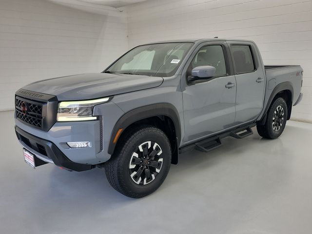 Boulder Gray Pearl 2023 Nissan Frontier Pickup Truck Four-Wheel Drive 9-Speed Automatic