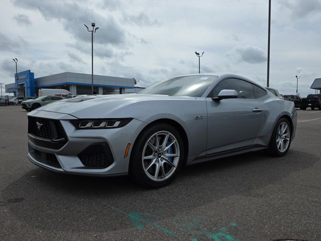 Iconic Silver Metallic 2024 Ford Mustang GT Premium Fastback RWD Coupe Rear-Wheel Drive Automatic