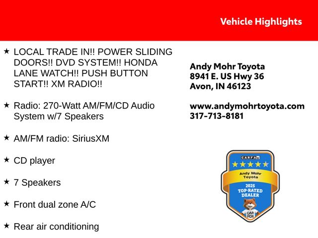 Lunar Silver Metallic 2016 Honda Odyssey SE FWD Minivan Front-Wheel Drive 6-Speed Automatic