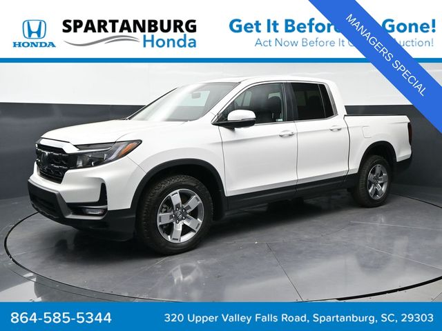 Gray (Platinum) 2025 Honda Ridgeline RTL AWD Pickup Truck All-Wheel Drive 9-Speed Automatic