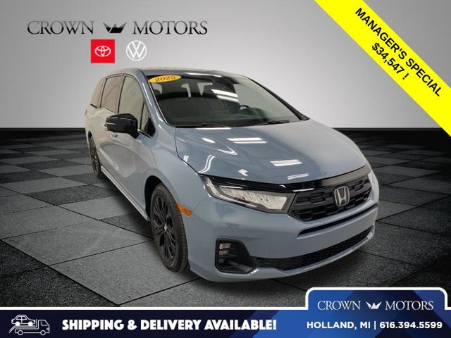 Sonic Gray Pearl 2025 Honda Odyssey Minivan Front-Wheel Drive Automatic