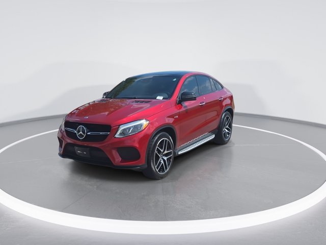 Used 2018 designo Cardinal Red Metallic Mercedes-Benz GLE 43 AMG® Coupe image 3