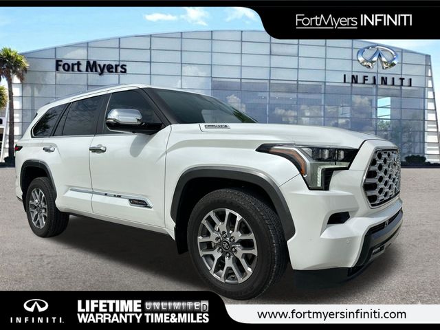 White (Wind Chill Pearl) 2025 Toyota Sequoia SUV / Crossover Four-Wheel Drive Automatic