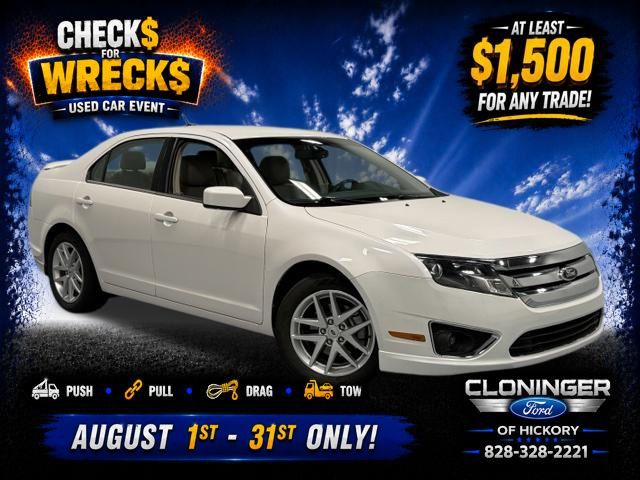 White Platinum Metallic Tri-Coat 2012 Ford Fusion Sedan Front-Wheel Drive 6-Speed Automatic