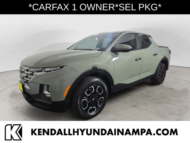 Sage Gray 2022 Hyundai Santa Cruz SEL Crew Cab AWD Pickup Truck All-Wheel Drive 8-Speed Automatic