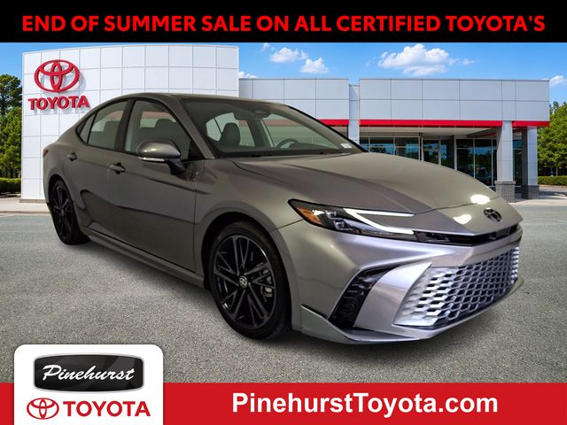 Gray 2025 Toyota Camry Sedan Front-Wheel Drive Continuously Variable Transmission
