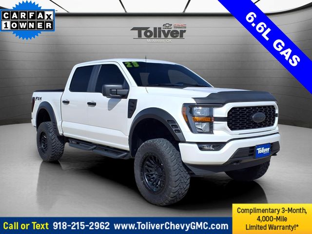 Oxford White 2023 Ford F-150 XL SuperCrew 4WD Pickup Truck Four-Wheel Drive Automatic