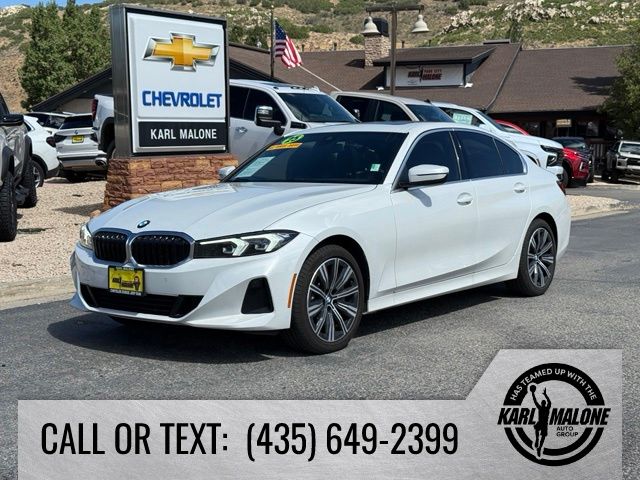 White Metallic 2025 BMW 3 Series Sedan All-Wheel Drive 8-Speed Automatic