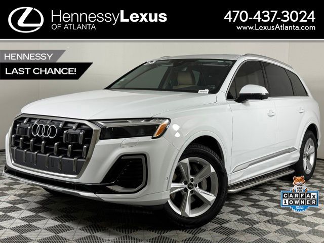 Glacier White Metallic 2025 Audi Q7 SUV / Crossover All-Wheel Drive 8-Speed Automatic