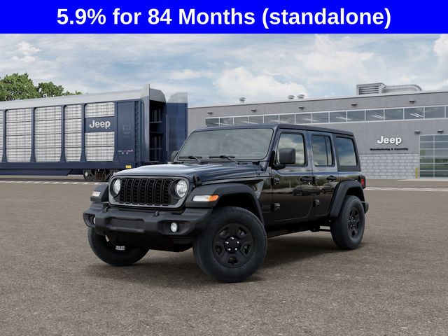 Black Clearcoat 2026 Jeep Wrangler SUV / Crossover Four-Wheel Drive 8-Speed Automatic