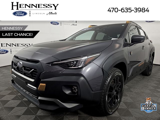 Gray Metallic 2024 Subaru Crosstrek Wilderness AWD SUV / Crossover All-Wheel Drive Continuously Variable Transmission