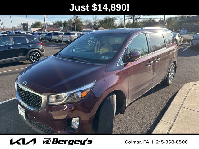 Venetian Red Pearl Metallic 2017 Kia Sedona EX Minivan Front-Wheel Drive 6-Speed Automatic