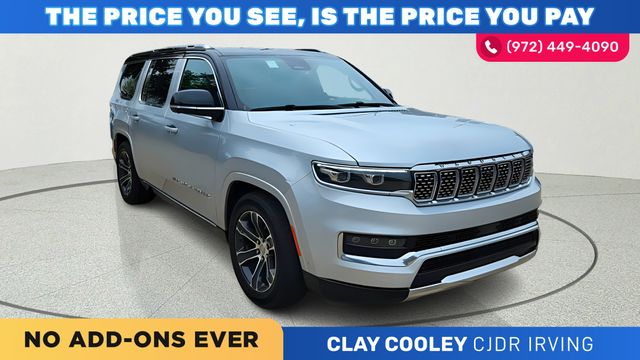 Silver Zynith 2023 Jeep Grand Wagoneer SUV / Crossover Four-Wheel Drive 8-Speed Automatic