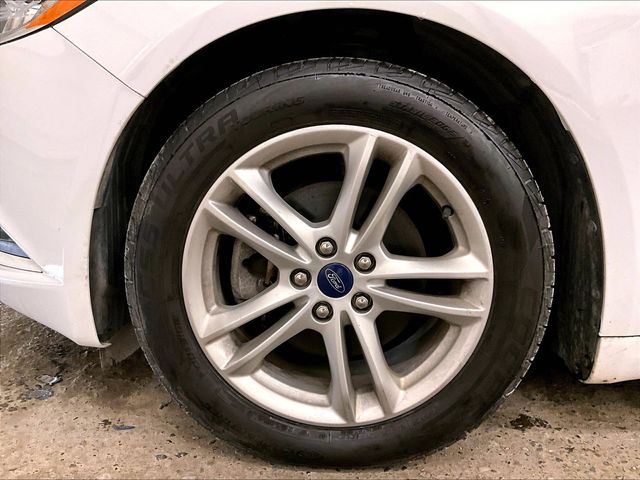 2018 Ford Fusion SE White at Klick Lewis Buick Chevrolet