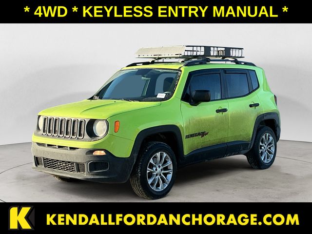 Hypergreen Clearcoat 2018 Jeep Renegade Sport 4WD SUV / Crossover Four-Wheel Drive 6-Speed Manual
