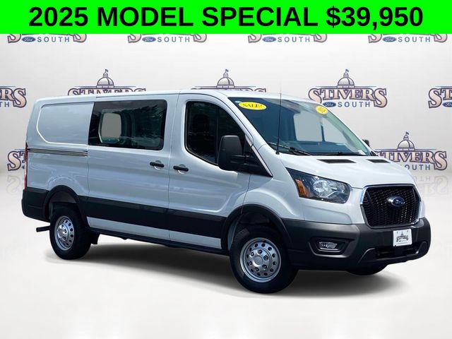 Oxford White 2025 Ford Transit Cargo Van All-Wheel Drive Automatic