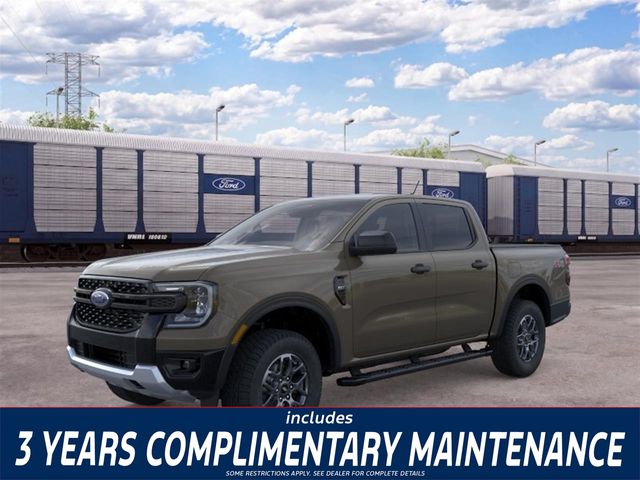 Marsh Gray 2026 Ford Ranger Pickup Truck Four-Wheel Drive Automatic