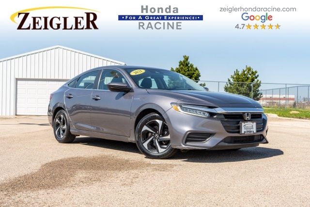Gray (Modern Steel Metallic) 2021 Honda Insight EX FWD Sedan Front-Wheel Drive Continuously Variable Transmission