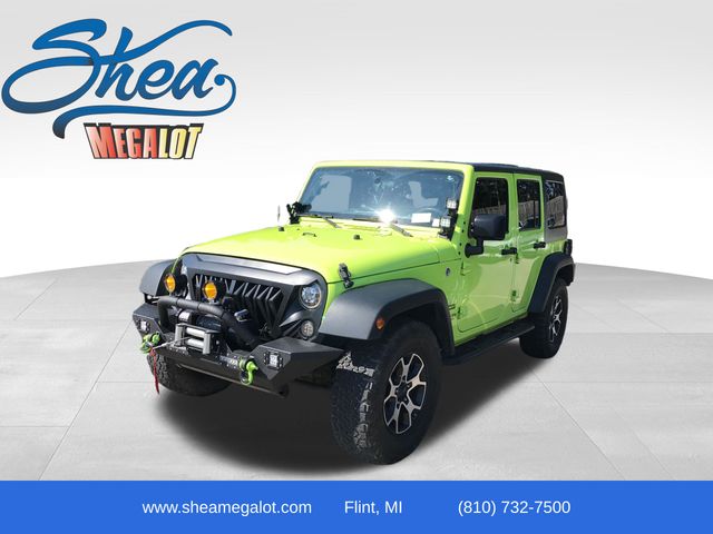 Hypergreen Clearcoat 2016 Jeep Wrangler Unlimited Sport 4WD SUV / Crossover Four-Wheel Drive 6-Speed Manual