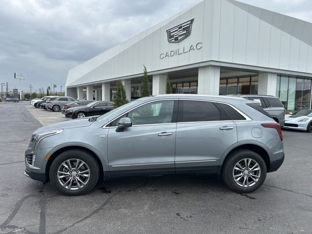 Argent Silver Metallic 2023 Cadillac XT5 Premium Luxury AWD SUV / Crossover Four-Wheel Drive 9-Speed Automatic