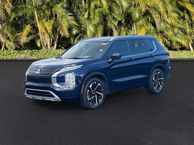 Cosmic Blue Metallic 2022 Mitsubishi Outlander SEL FWD SUV / Crossover Front-Wheel Drive Continuously Variable Transmission