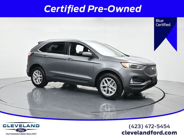 Gray Metallic 2024 Ford Edge SEL AWD SUV / Crossover All-Wheel Drive 8-Speed Automatic