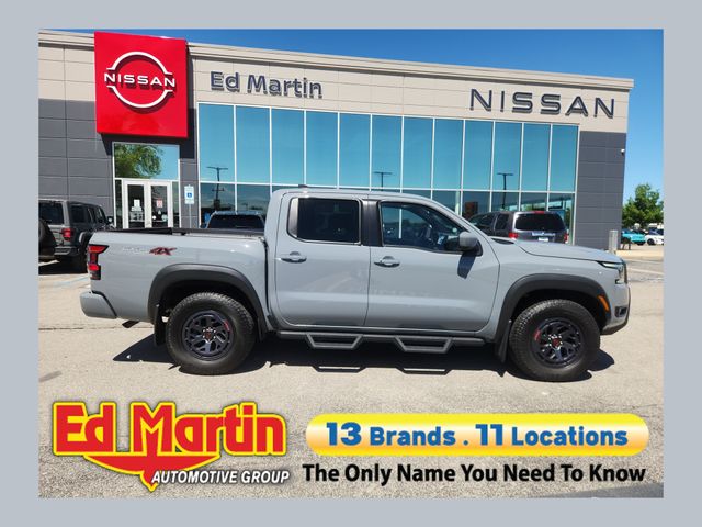 Boulder Gray 2025 Nissan Frontier Pickup Truck Four-Wheel Drive 9-Speed Automatic Overdrive