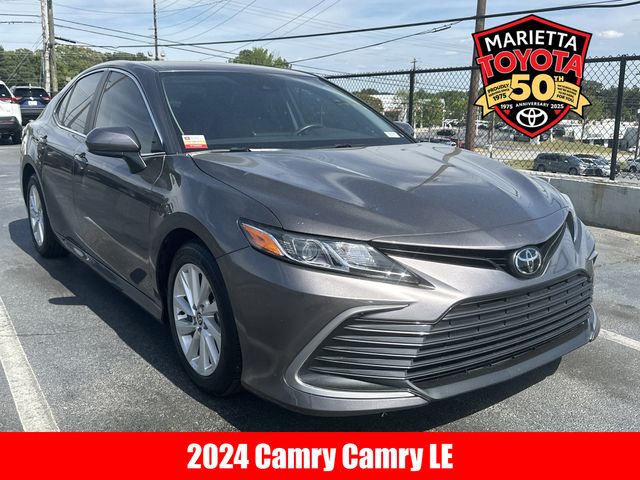 Predawn Gray Mica 2024 Toyota Camry LE FWD Sedan Front-Wheel Drive 8-Speed Automatic