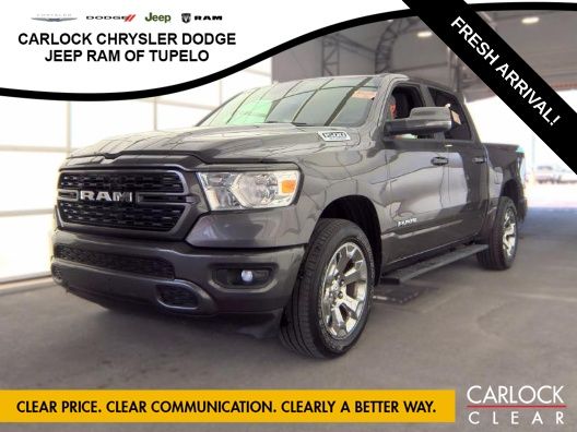 Gray (Granite Crystal Metallic Clearcoat) 2023 RAM 1500 Pickup Truck Four-Wheel Drive 8-Speed Automatic