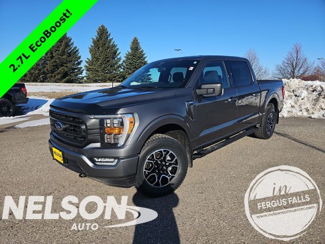 Carbonized Gray Metallic 2023 Ford F-150 XLT SuperCrew 4WD Pickup Truck Four-Wheel Drive Automatic