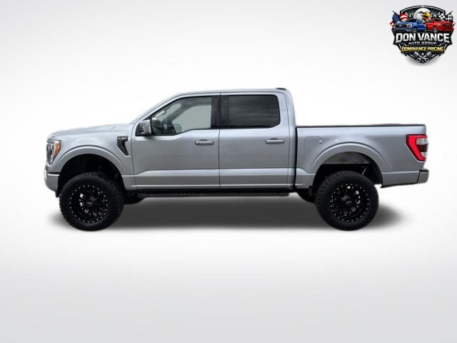 Iconic Silver Metallic 2022 Ford F-150 Lariat SuperCrew 4WD Pickup Truck Four-Wheel Drive Automatic