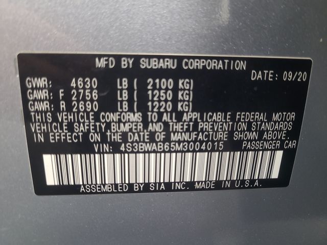 2021 – Subaru – Legacy