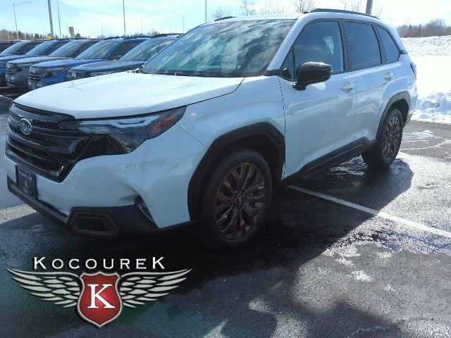 Crystal White Pearl 2026 Subaru Forester Sport Crossover AWD SUV / Crossover All-Wheel Drive Continuously Variable Transmission