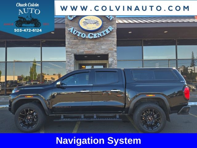 Onyx Black 2023 GMC Canyon Pickup Truck Four-Wheel Drive 8-Speed Automatic