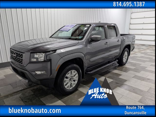 Gray (Gun Metallic) 2023 Nissan Frontier Pickup Truck Four-Wheel Drive 9-Speed Automatic