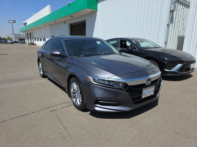 Gray (Modern Steel Metallic) 2018 Honda Accord Sedan Front-Wheel Drive Continuously Variable Transmission