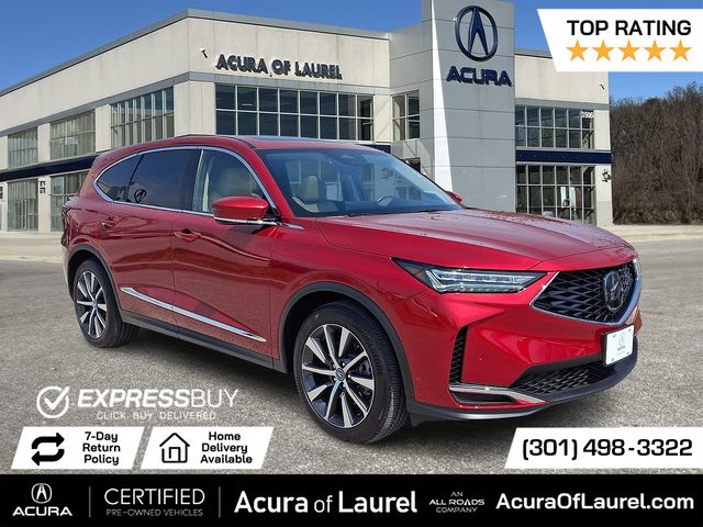 Performance Red Pearl 2025 Acura MDX SH-AWD with Technology Package SUV / Crossover All-Wheel Drive Automatic