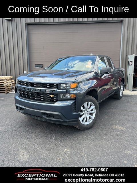 Shadow Gray Metallic 2021 Chevrolet Silverado 1500 Pickup Truck Four-Wheel Drive 8-Speed Automatic